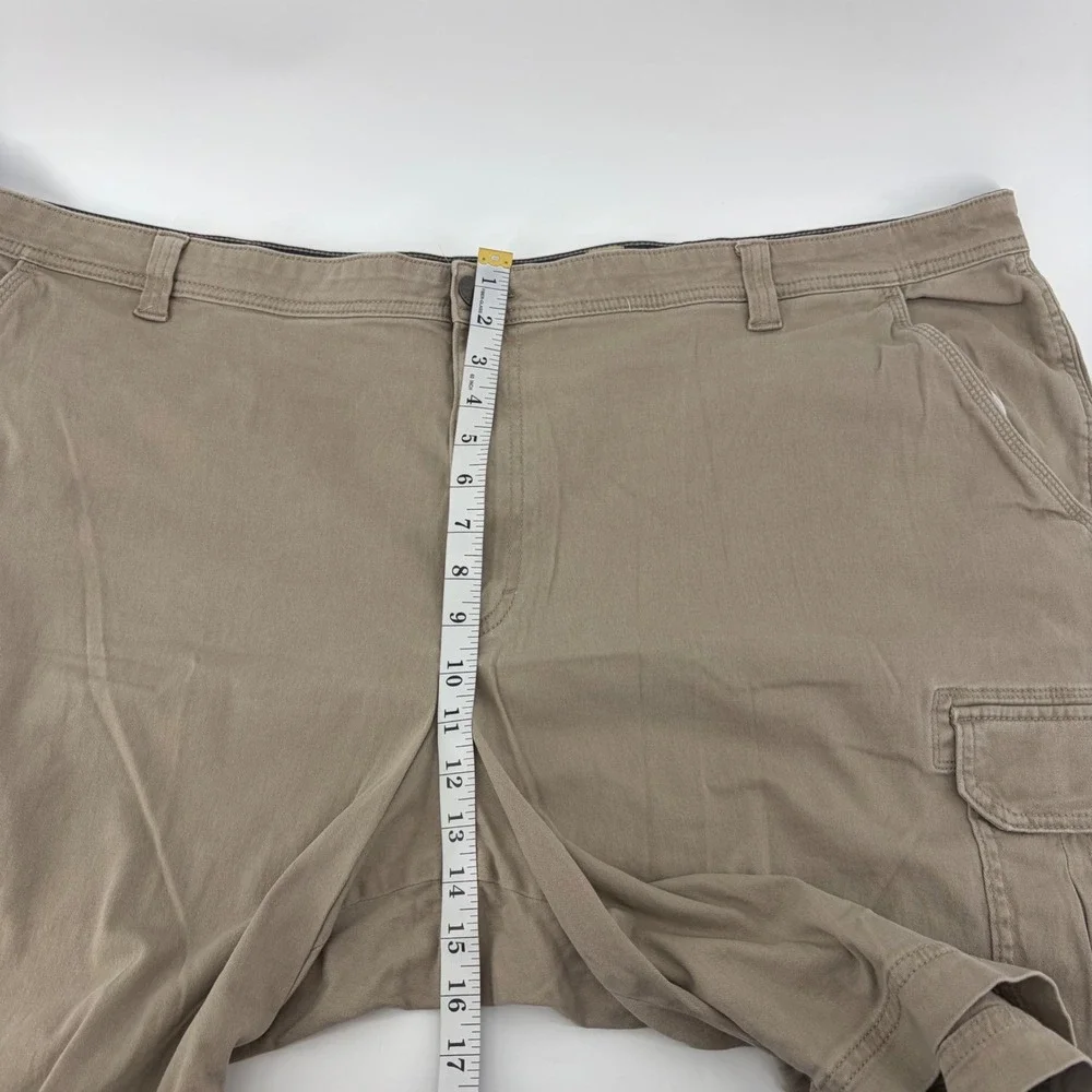 RedHead Mens 52 Khaki Cargo Shorts Stretch Cotton Canvas Utility Outdoor Pocket